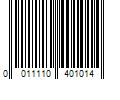 Barcode Image for UPC code 0011110401014