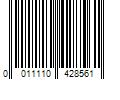 Barcode Image for UPC code 0011110428561