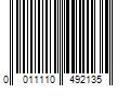 Barcode Image for UPC code 0011110492135