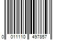 Barcode Image for UPC code 0011110497857