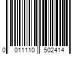 Barcode Image for UPC code 0011110502414