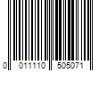 Barcode Image for UPC code 0011110505071