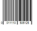 Barcode Image for UPC code 0011110505125