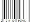 Barcode Image for UPC code 0011110507013