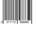 Barcode Image for UPC code 0011110586650