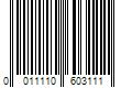 Barcode Image for UPC code 0011110603111