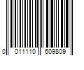 Barcode Image for UPC code 0011110609809