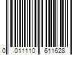 Barcode Image for UPC code 0011110611628