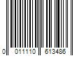 Barcode Image for UPC code 0011110613486