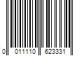 Barcode Image for UPC code 0011110623331