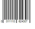 Barcode Image for UPC code 0011110624307