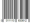 Barcode Image for UPC code 0011110630612