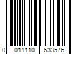 Barcode Image for UPC code 0011110633576