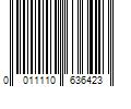 Barcode Image for UPC code 0011110636423