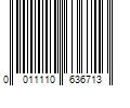 Barcode Image for UPC code 0011110636713