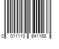 Barcode Image for UPC code 0011110641168