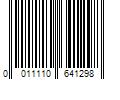 Barcode Image for UPC code 0011110641298