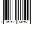 Barcode Image for UPC code 0011110642158