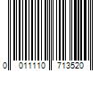 Barcode Image for UPC code 0011110713520