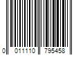 Barcode Image for UPC code 0011110795458