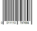 Barcode Image for UPC code 0011110797698