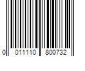 Barcode Image for UPC code 0011110800732