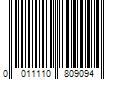 Barcode Image for UPC code 0011110809094