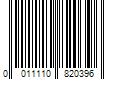 Barcode Image for UPC code 0011110820396