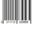 Barcode Image for UPC code 0011110839565