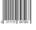 Barcode Image for UPC code 0011110847263