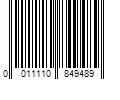 Barcode Image for UPC code 0011110849489