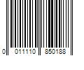 Barcode Image for UPC code 0011110850188