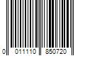 Barcode Image for UPC code 0011110850720