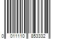 Barcode Image for UPC code 0011110853332