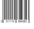 Barcode Image for UPC code 0011110854353. Product Name: 