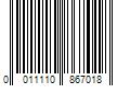 Barcode Image for UPC code 0011110867018