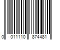 Barcode Image for UPC code 0011110874481