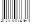 Barcode Image for UPC code 0011110882196