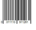 Barcode Image for UPC code 0011110911261