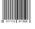 Barcode Image for UPC code 0011110911506