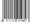 Barcode Image for UPC code 0011110914897