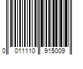 Barcode Image for UPC code 0011110915009