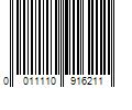 Barcode Image for UPC code 0011110916211