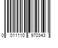 Barcode Image for UPC code 0011110970343