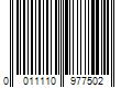 Barcode Image for UPC code 0011110977502