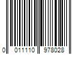 Barcode Image for UPC code 0011110978028