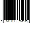 Barcode Image for UPC code 0011111002395