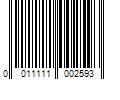 Barcode Image for UPC code 0011111002593