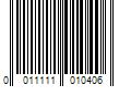 Barcode Image for UPC code 0011111010406