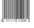 Barcode Image for UPC code 0011111012080